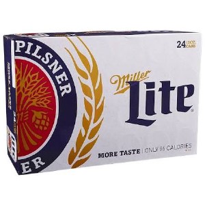 Miller Lite Suitcase 24pk Cans